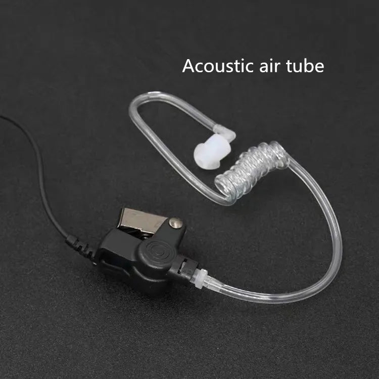 Long big PTT Acoustic Air Tube Headphone for Motorola PRO5150 GP340 GP580 GP328 GP338 HT750 PTX760 etc walkie talkie