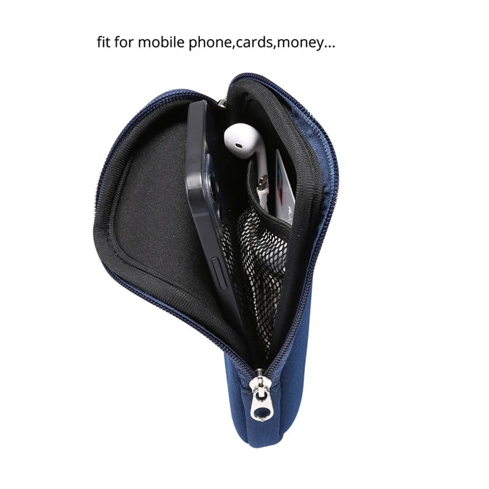 Universal Neoprene Mobile Phone Bag Case With Shoulder Strap For iPhone 16 15 14 Pro Max Samsung Xiaomi Huawei Shockproof Pouch
