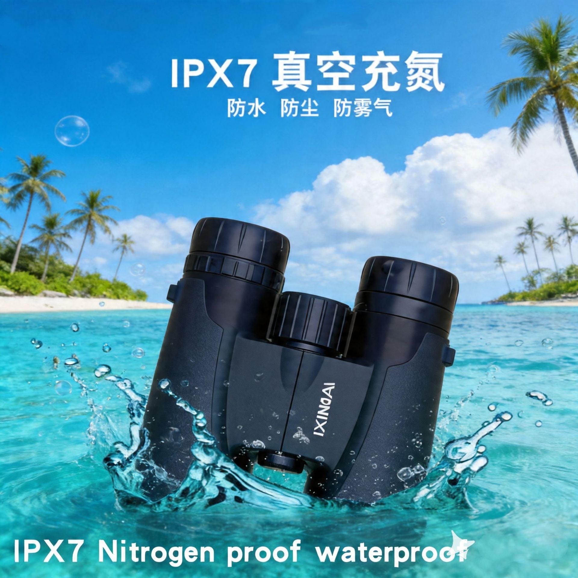 German Binoculars with High Magnification and High Definition, Professional-Grade, Portable, Night Vision, Outdoor Concert, Mobile Phone Photography