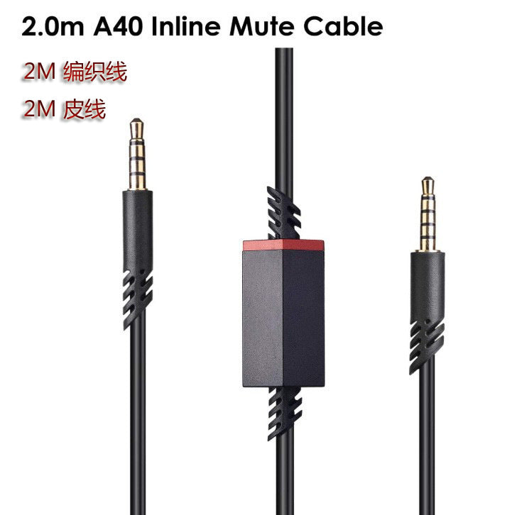 Strict selection of Logitech Astro A10 A40 TR MixAmp headset cable for audio line 3.5mm game line
