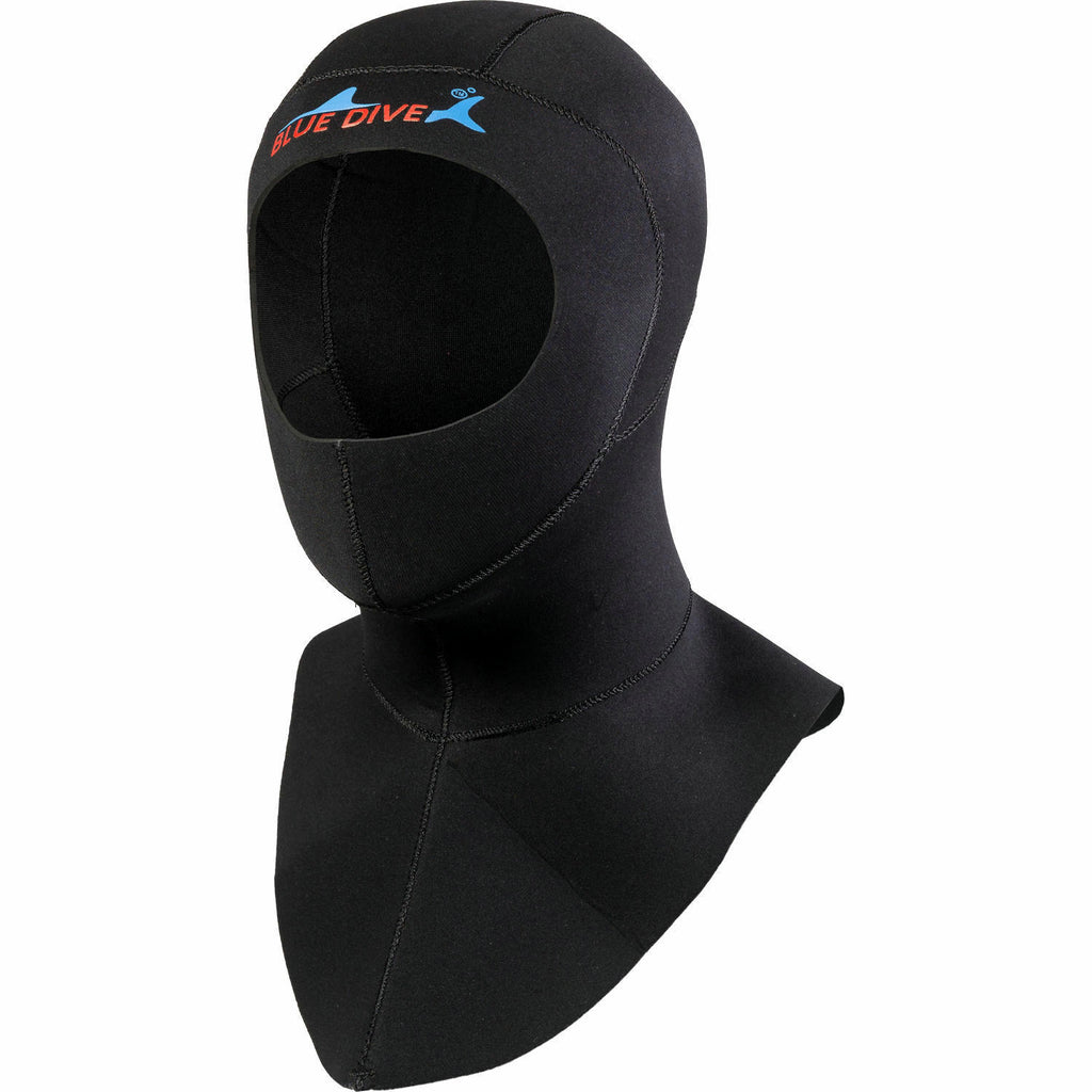 Diving Cap 3mm Thickened Warm Underwater Cold-proof Swimming Scuba Men's Winter Swimming Women's Super Elastic Thickened Snorkeling Head with Shoulder