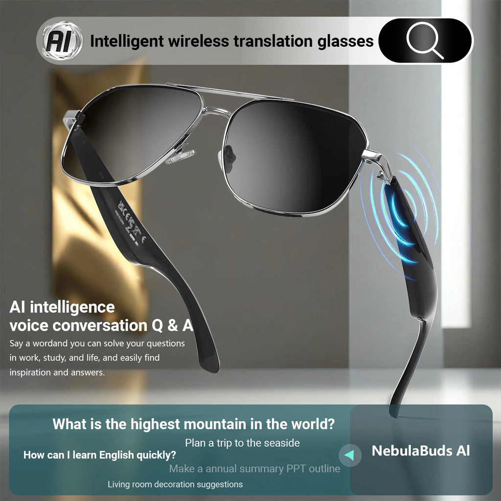 Smart glasses, translation earphones, stylish sunglasses, open-back earphones, earphones that can make phone calls