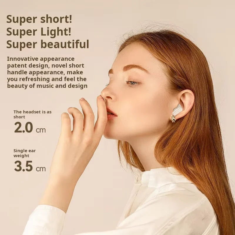 for iPhone 16 15 Plus 13 mini 14 Pro Max XR Xs TWS Wireless Headphones Bluetooth 5.3 wireless Bluetooth headset e-sports tour