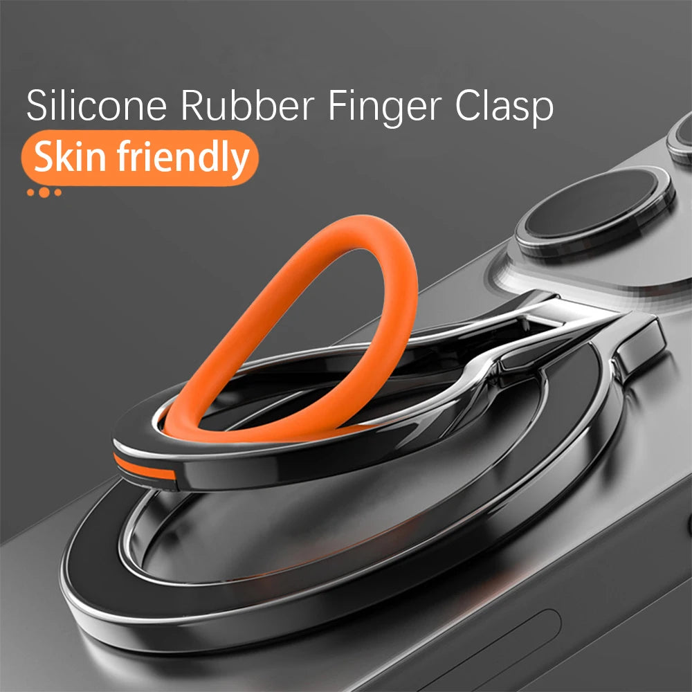 For Magsafe Magnetic Silicone Rubber 1Pcs Ultra Light And Ultra Thin Strong Suction Rotating 360° Wall Stickers Everywhere Foldi