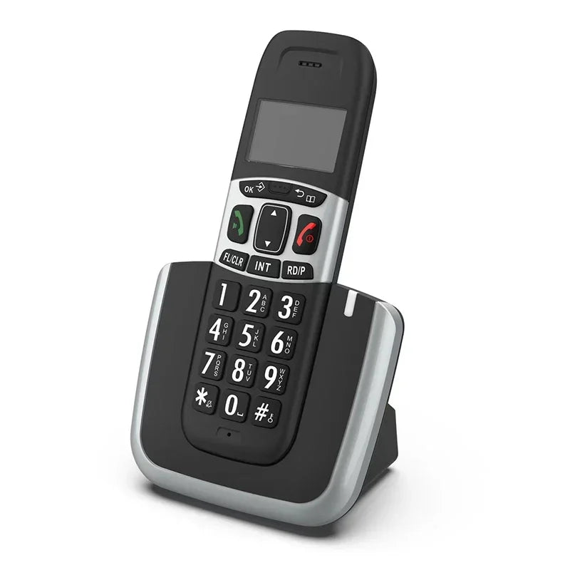 Cordless Phone Low Radiation Answering Machine Caller ID/Call Waiting Rechargeable Batteries for Business Office Home Conferenc