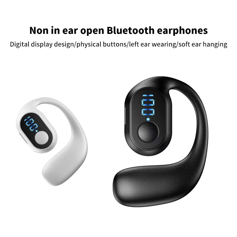 Smart Phones Wireless Bluetooth Earphones Air Conduction OWS Headphone HiFi Ear-Hook Music Sports Noise Cancel Headset