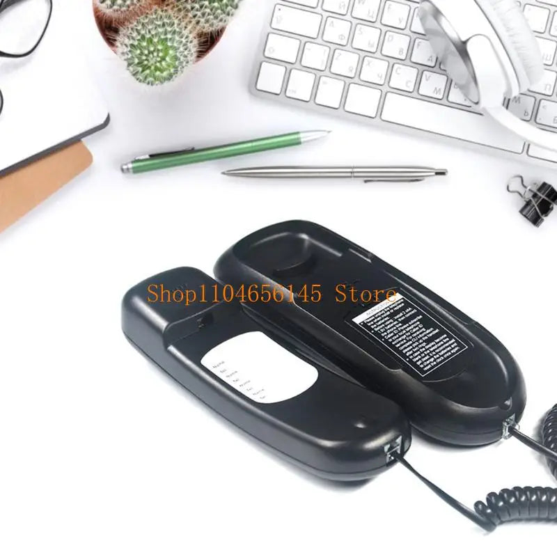 5asd VTC-50 Corded Phones Landline Wall Mountable Telephone Home Phone Fixed Landline