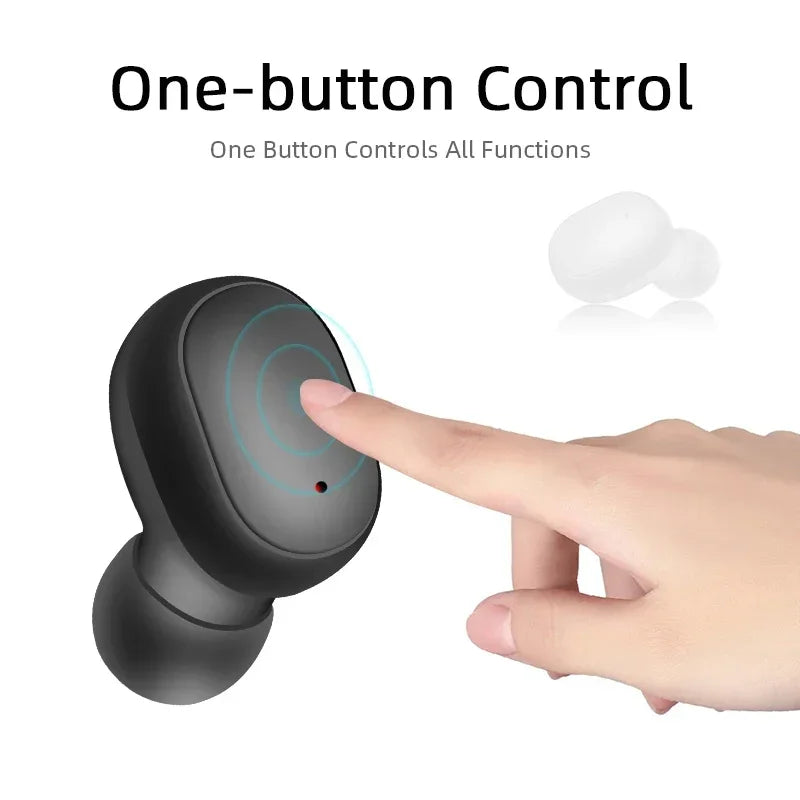 TWS E6S Fone Bluetooth Earphones Wireless Bluetooth Headset Noise Cancelling Headset With Microphone Headphones ForHuawei Xiaomi