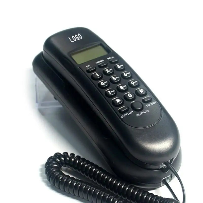VTC-50 Corded Phones Landline Wall Mountable Telephone Home Phone, Fixed Landline Phones Last Number Redial Pause Flash