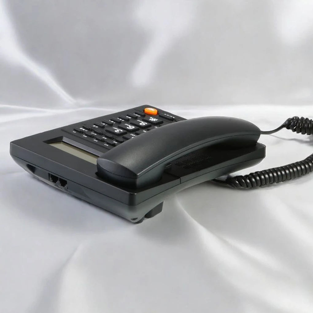 Desk Corded Telephone With Display Home Fixed Landline Phone quick dialing hands-free etc for Home Hotel Office Restaurant