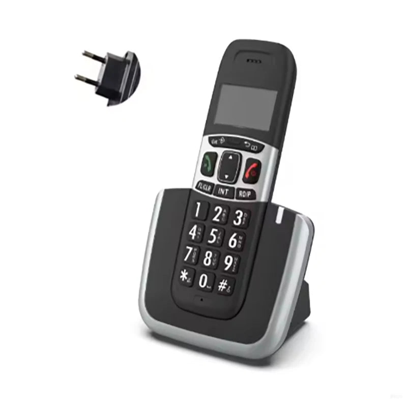 Cordless Phone Low Radiation Answering Machine Caller ID/Call Waiting Rechargeable Batteries for Business Office Home Conferenc