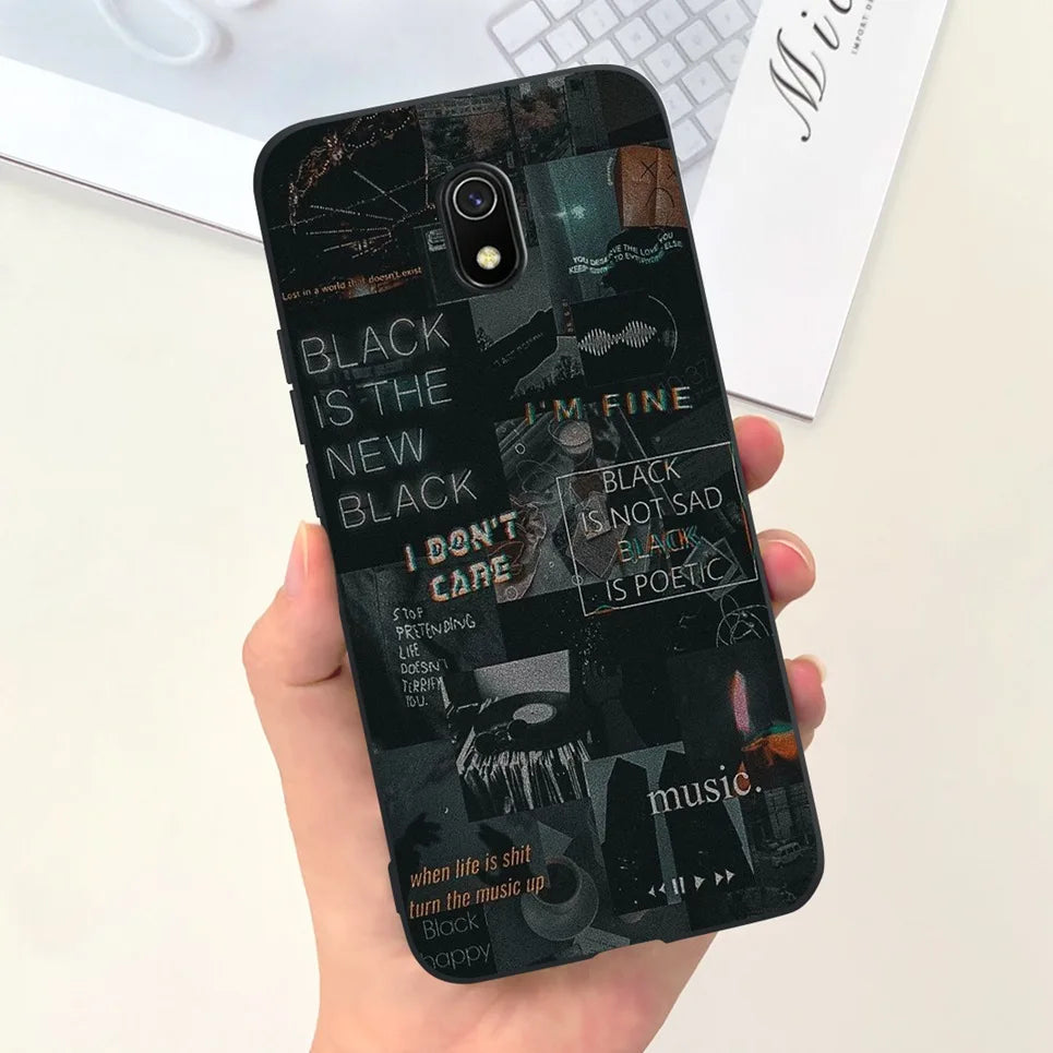 For Xiaomi Redmi 8A 8 Note 8 Pro 8T Case 2023 New Fashion Painting Bumper Funda Soft Silicone TPU Redmi8 Note8 Pro Back Cover