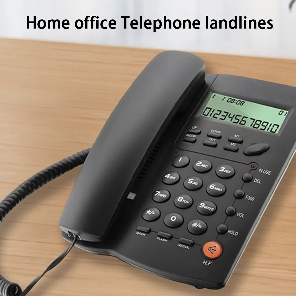 Hotel Telephone With Support Music On Hold Speakerphone Function Hotel Room Corded Phones Landline