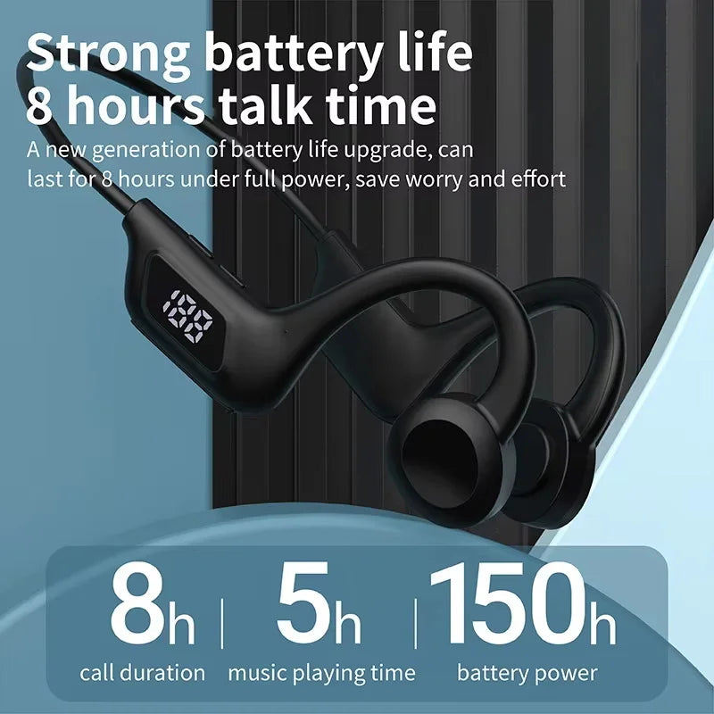 Original bone conduction headphones, high-fidelity HiFi sound quality, wireless, waterproof, suitable for iPhone and Xiaomi.