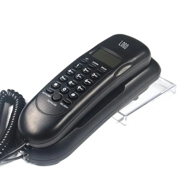 VTC-50 Corded Phones Landline Wall Mountable Telephone Home Phone, Fixed Landline Phones Last Number Redial Pause Flash