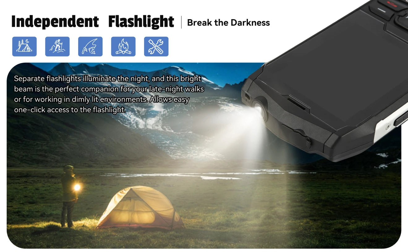 HAMTOD H3 Rugged Phone 2.8 inch HD Screen Quad-core 2000mAh Battery 0.3MP Camera 4G VoLTE