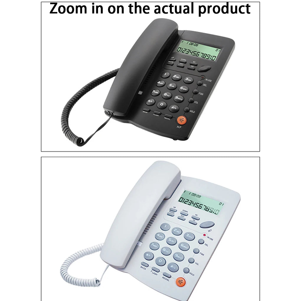 Hotel Telephone With Support Music On Hold Speakerphone Function Hotel Room Corded Phones Landline