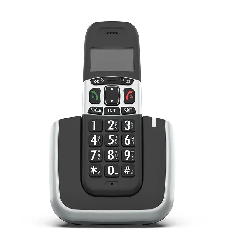 Cordless Phone Low Radiation Answering Machine Caller ID/Call Waiting Rechargeable Batteries for Business Office Home Conferenc