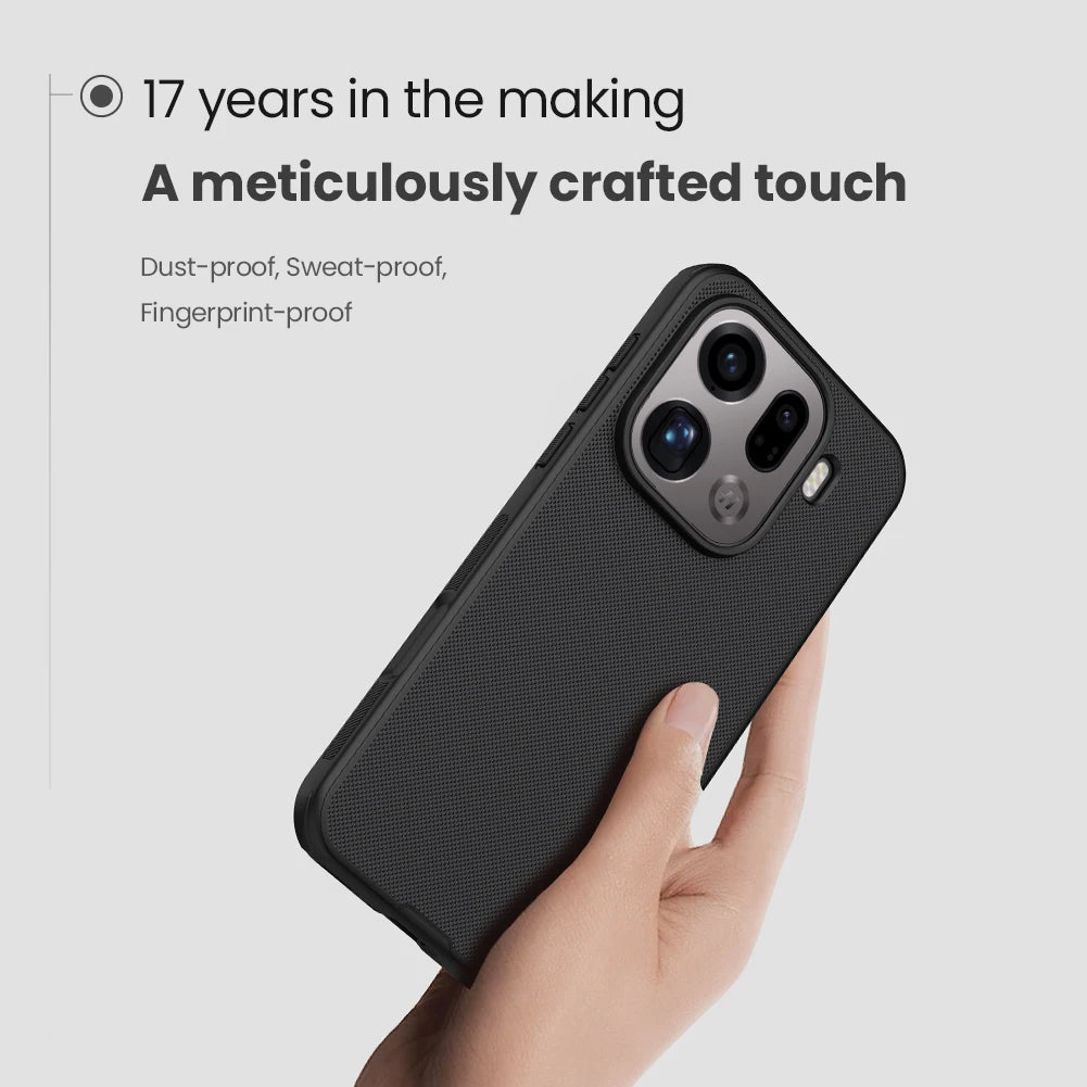 For OPPO Find X9 Pro 5G Nillkin Case Magnetic Super Frosted Pro Magsafe 360 Soft Frame Matte PC TPU Full Back Cover Protection