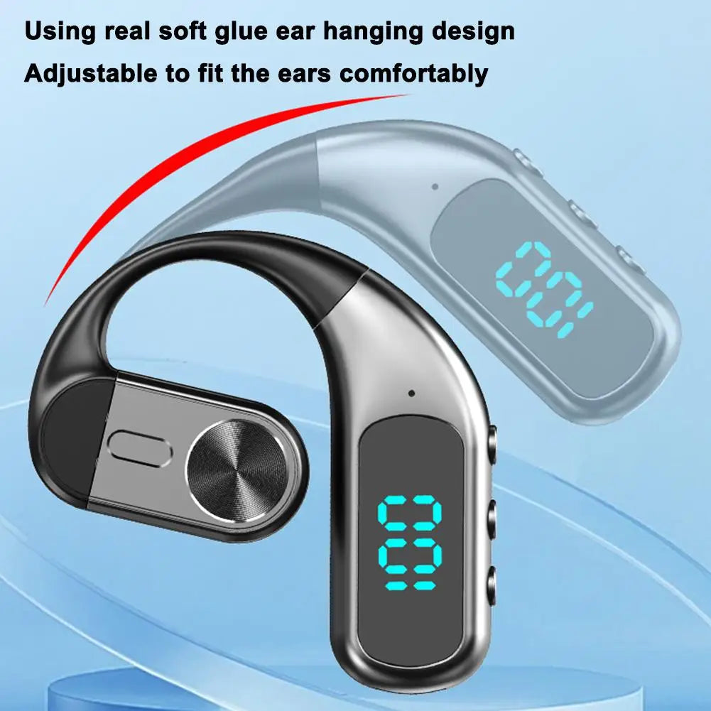 Single Earphones Long Standby Business Headphones Waterproof Rotation Mono Headset Outdoor Call Bluetooth Wireless Earbuds