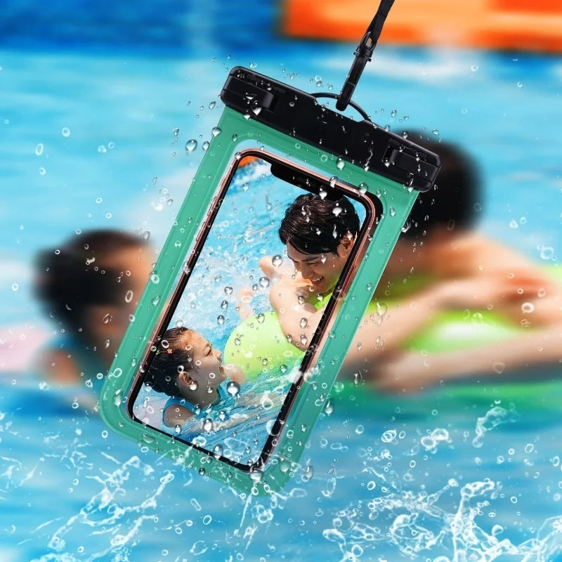 Universal Touch Screen Waterproof Phone Case Sealed Anti-Water Dust Lightweight Portable Perfect for Outdoor Sports