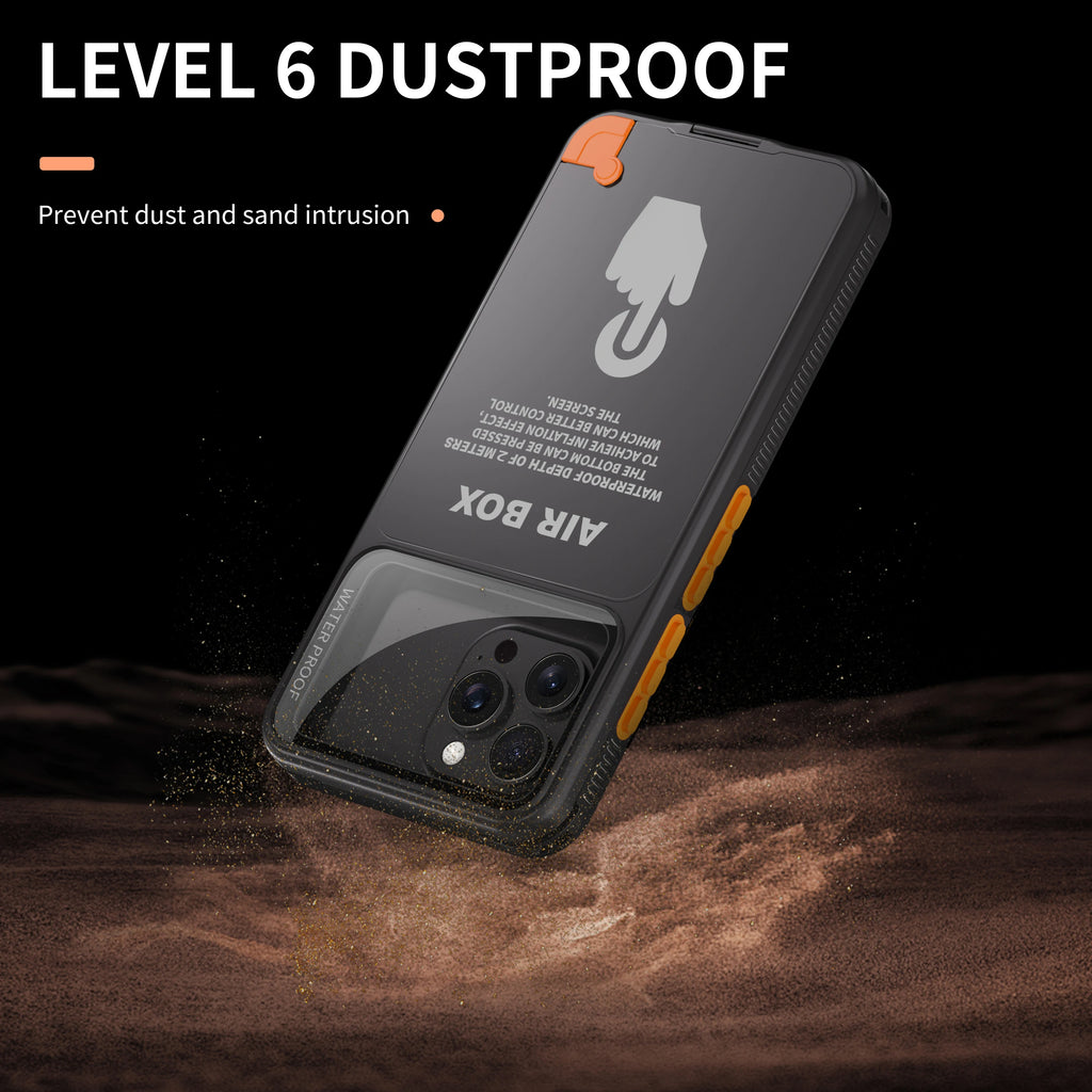 shellbox - Outdoor Swimming Underwater Photography Universal Waterproof Phone Case, Compatible with iPhone 17, 16 Pro,15,14, MAX