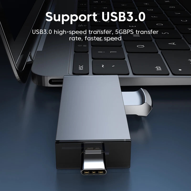 Olaf 7 in 1 Micro TF SD Card Reader USB Flash Drive Memory SD Card Reader OTG type c 3.1 to usb Adapter USB Type C Card Reader