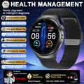 2026 Fashion New Expert level Health Smart Watch Men ECG+PPG Laser Monitor Uric Acid Blood Fat Blood Pressure HD Call Smartwatch