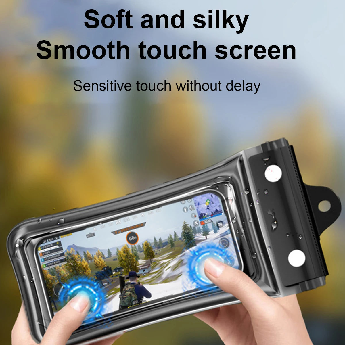 Floating Waterproof Phone Case full View Swimming Bag Underwater Snow Rainforest Transparent Dry Bag Waterproof cover