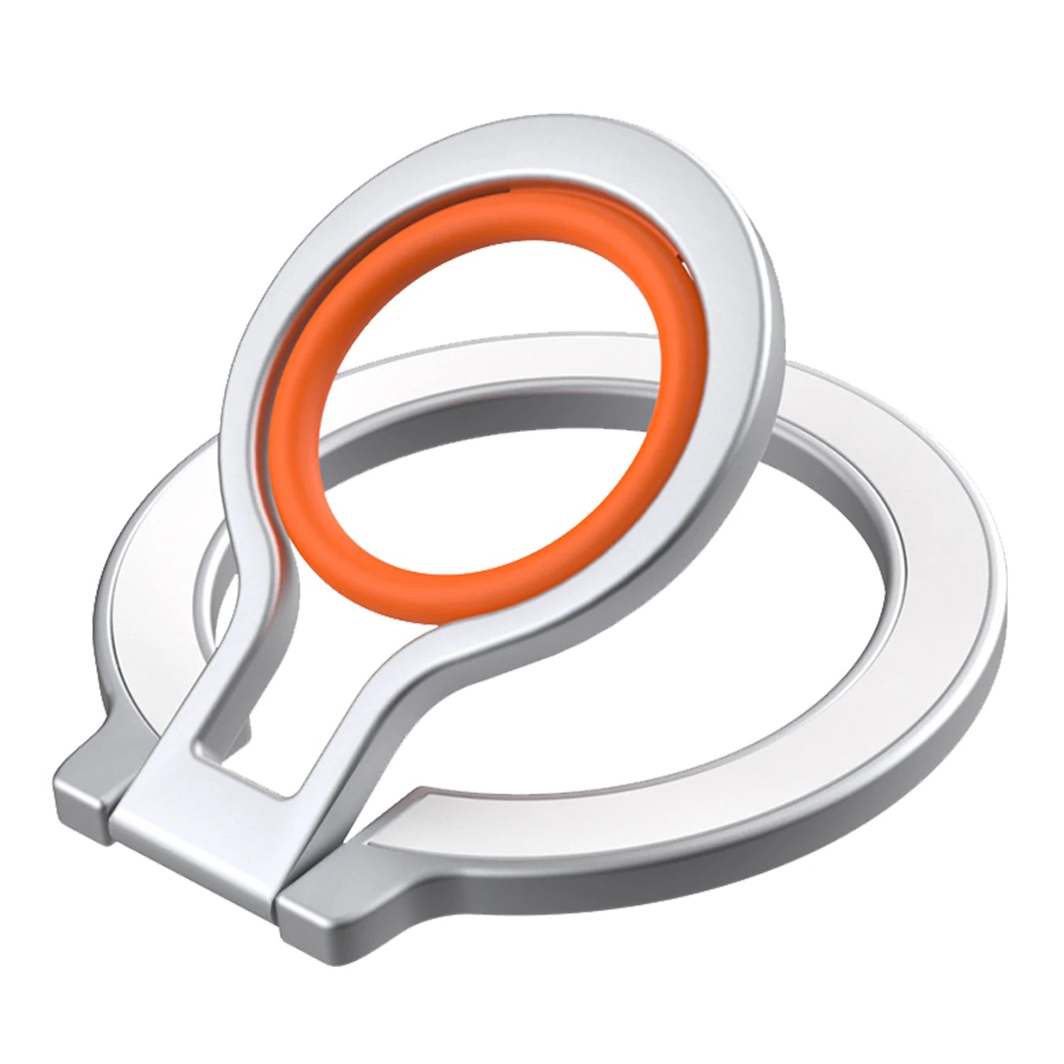 For Magsafe Magnetic Silicone Rubber 1Pcs Ultra Light And Ultra Thin Strong Suction Rotating 360° Wall Stickers Everywhere Foldi