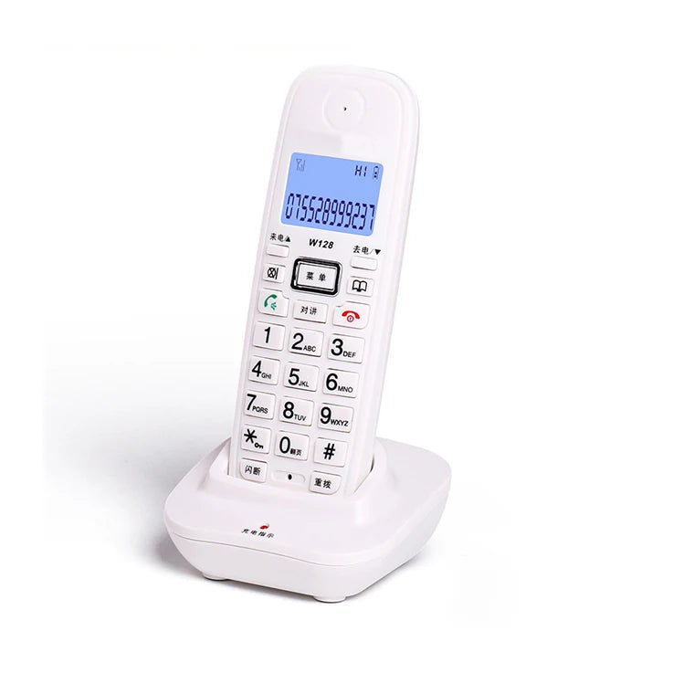 Cordless Answering Machine 2.4G Corded Phone Handset Office Home Hotel Long Range Wireless Telephone 1-4 Handsets Table Phone
