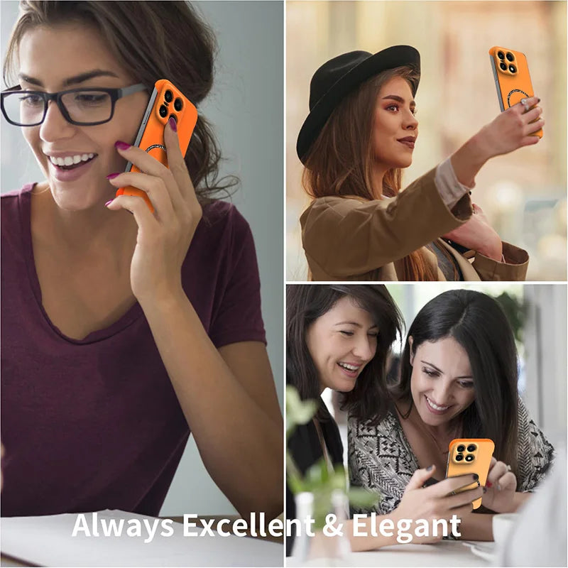 Magnetic Slim for OnePlus 15 5G PLK110 Frameless Cases Lightweight Matte Anti-Scratch Hard PC Cover Borderless Shockproof Armor