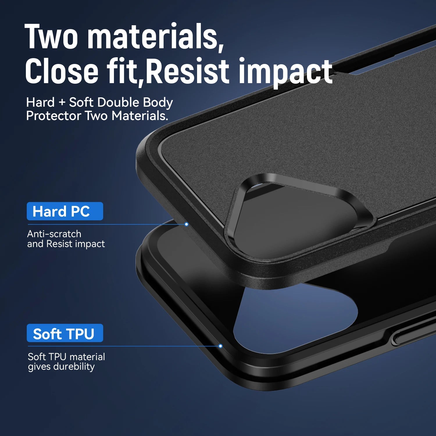 Hard Armor Matte Feeling Case for Iphone 18 17 Pro Max 17 Air 17e 16e 16 15 Plus 14 12 13 Iphone18 Fall Protective Accessories