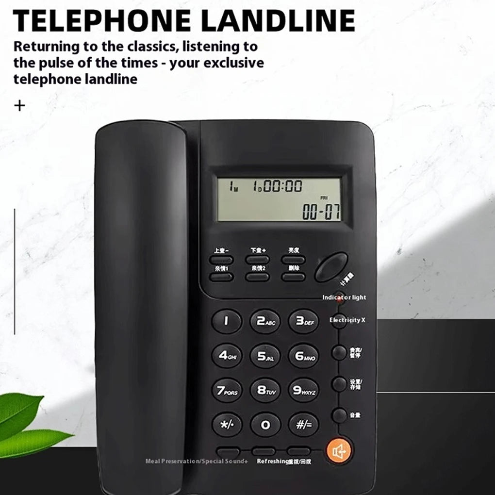 Corded Phones Landline With Answer Phone For Home or Office Home Telephone Business Fixed Landline Phone Corded No Batteries