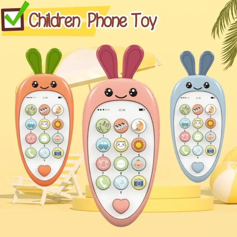 Kids Phone Toys Interesting Education Music Sound Telephone Sleeping Effect Story Learning Simulation Mobile Phone Gifts