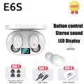 TWS E6S Fone Bluetooth Earphones Wireless Bluetooth Headset Noise Cancelling Headset With Microphone Headphones ForHuawei Xiaomi