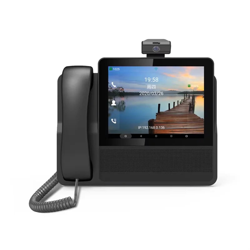 8 inch S09 Video Conference SIP Network PSTN Phone IP Phone Business Office Phone WiFi Function 3000mAh Telephone Landline