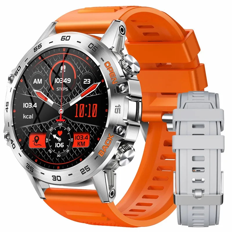 LIGE 1.39 Inch HD Bluetooth Call Smart Watch Men Fitness Tracker Blood Oxygen Health Monitor 400mAh Smartwatch 100+ Sport Modes