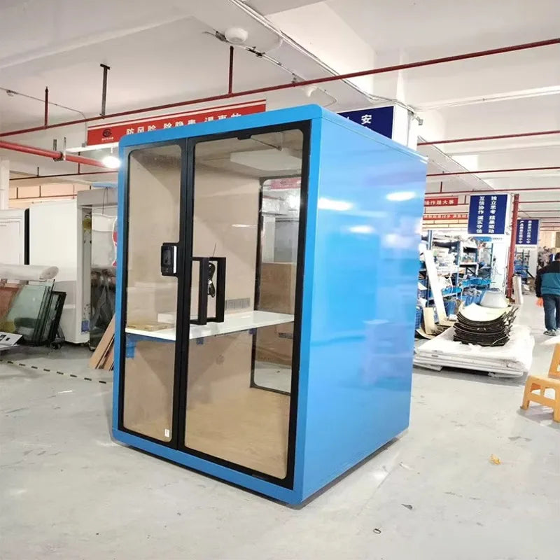 FOODLINE Customized High Quality Mobile Work Study Room Soundproof Office Pod  Easy Install Phone Booth for Office Home Hospital