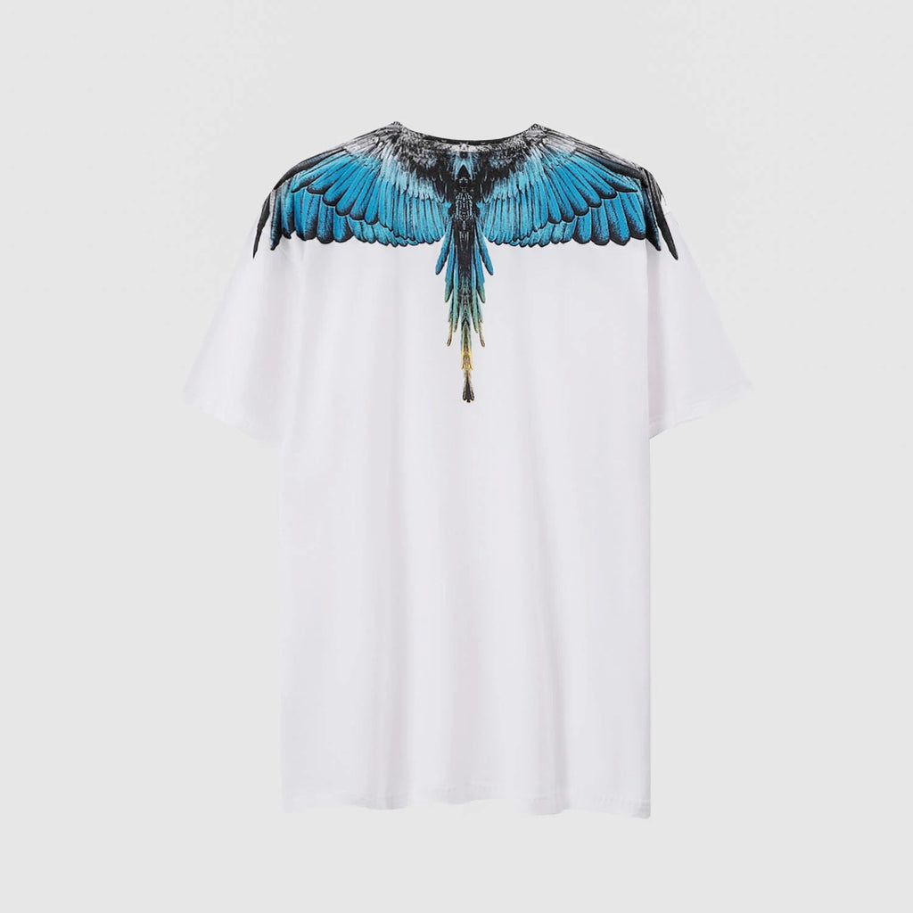 Men Women MB Brand Wings Print Marcelo Burlon Top Quality Short Sleeve T-Shirts Quick-Drying T-Shirt Sports Casual Y2K Street