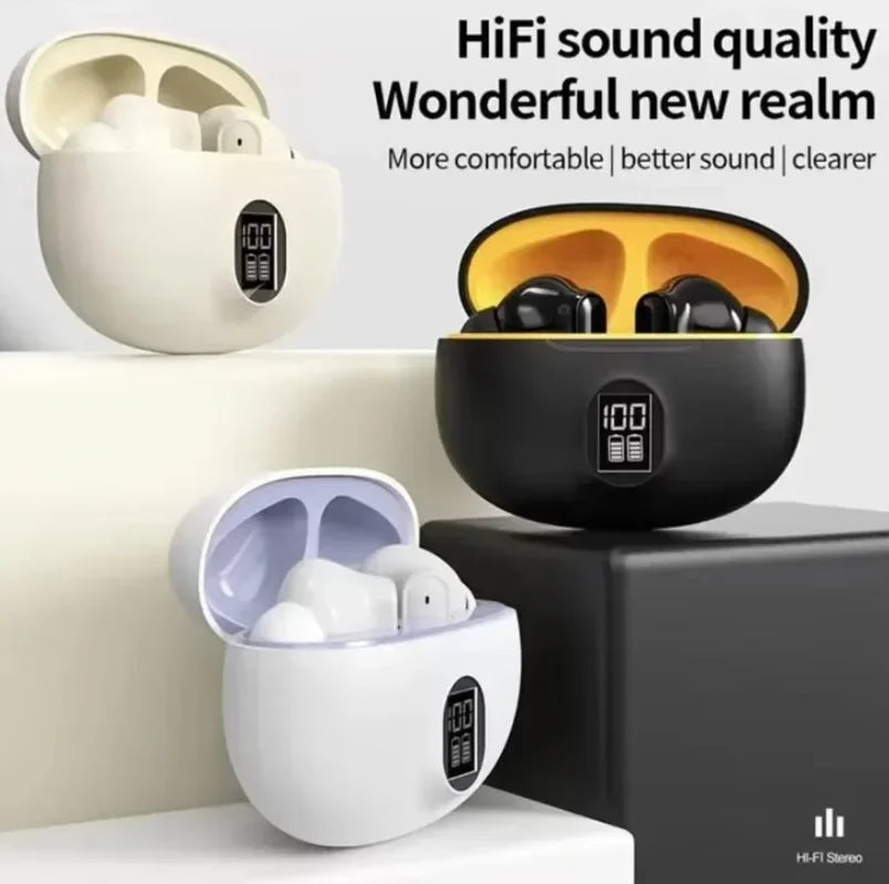Fone Bluetooth Headphones TWS Wireless Headphones Earphone Bluetooth Earphones Waterproof Headset Mic for all smartphones