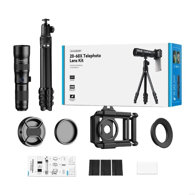 Adjustable Phone with Stabilizing Tripods Small Spotting for Outdoor Photography Nature Exploration 896C