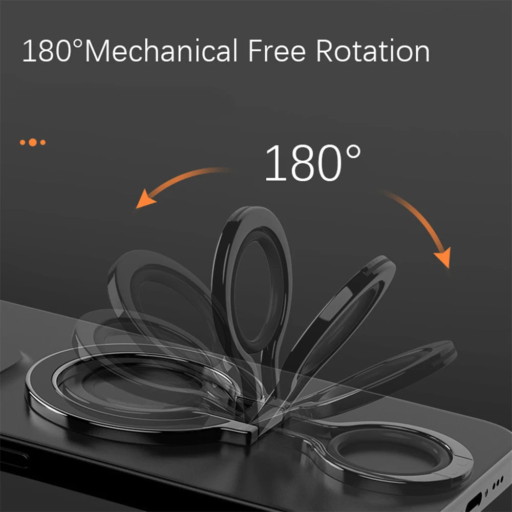 For Magsafe Magnetic Silicone Rubber 1Pcs Ultra Light And Ultra Thin Strong Suction Rotating 360° Wall Stickers Everywhere Foldi