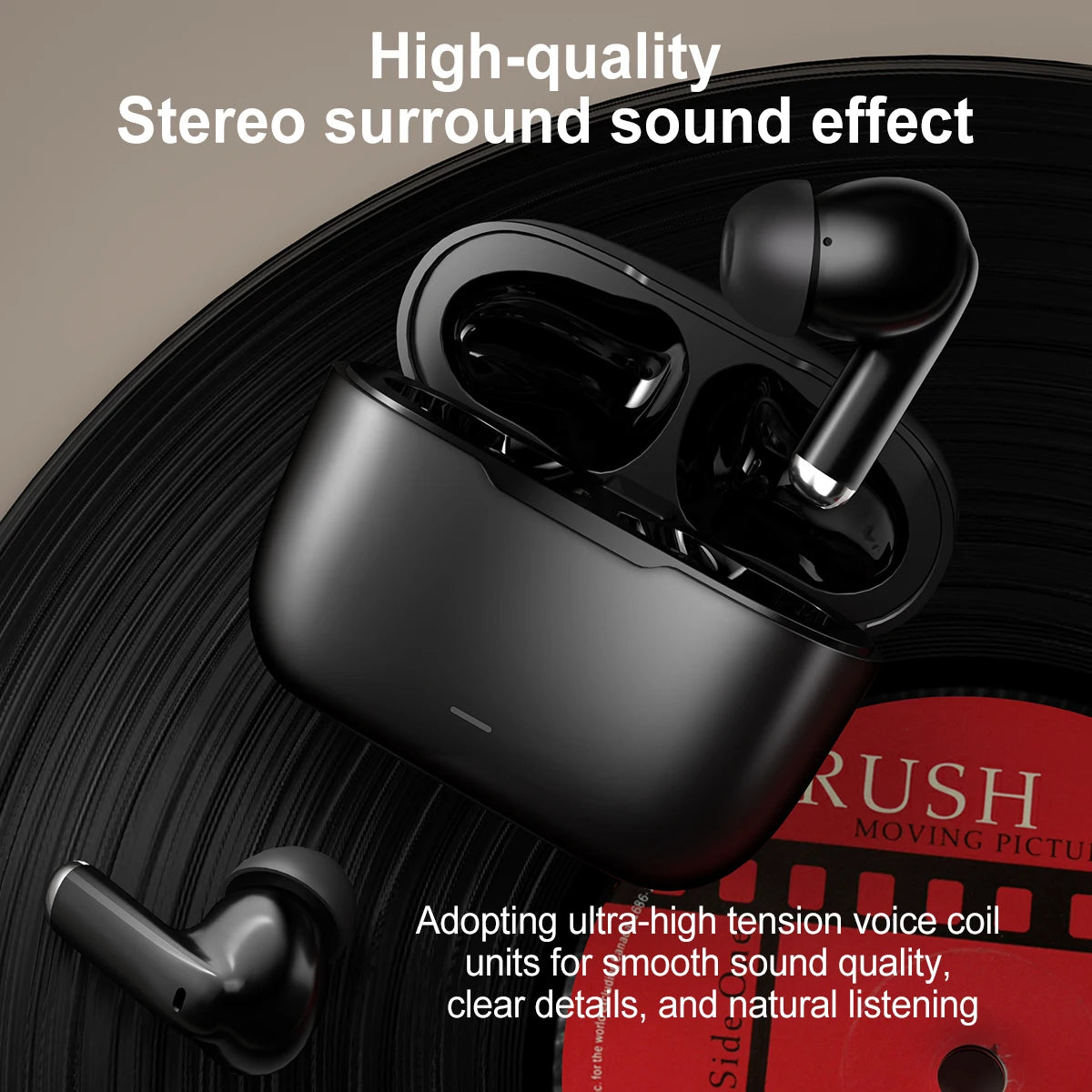 Bluetooth earphones, true wireless Bluetooth earphones, in-ear Bluetooth earphones, suitable for all smartphones
