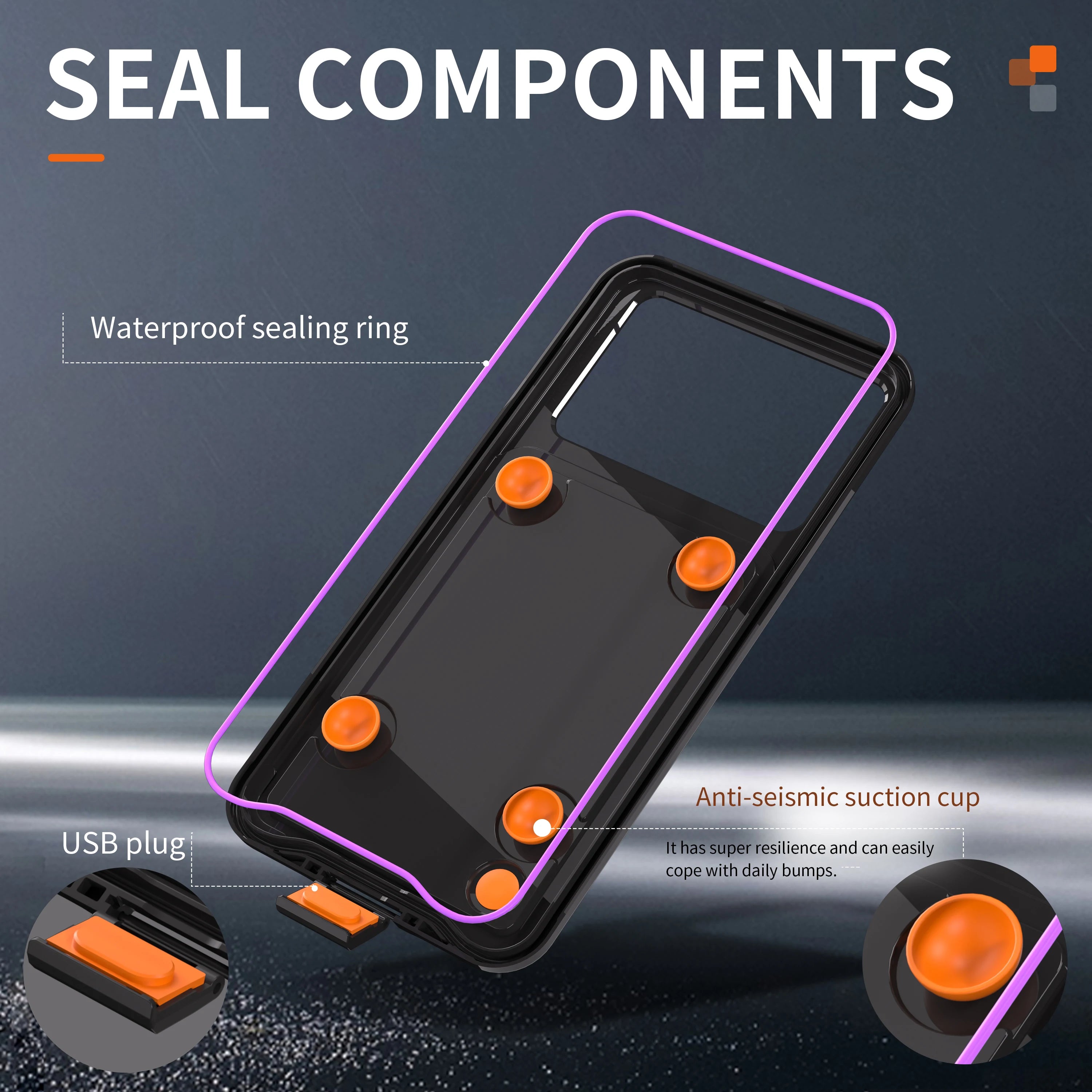 shellbox - Outdoor Swimming Underwater Photography Universal Waterproof Phone Case, Compatible with iPhone 17, 16 Pro,15,14, MAX
