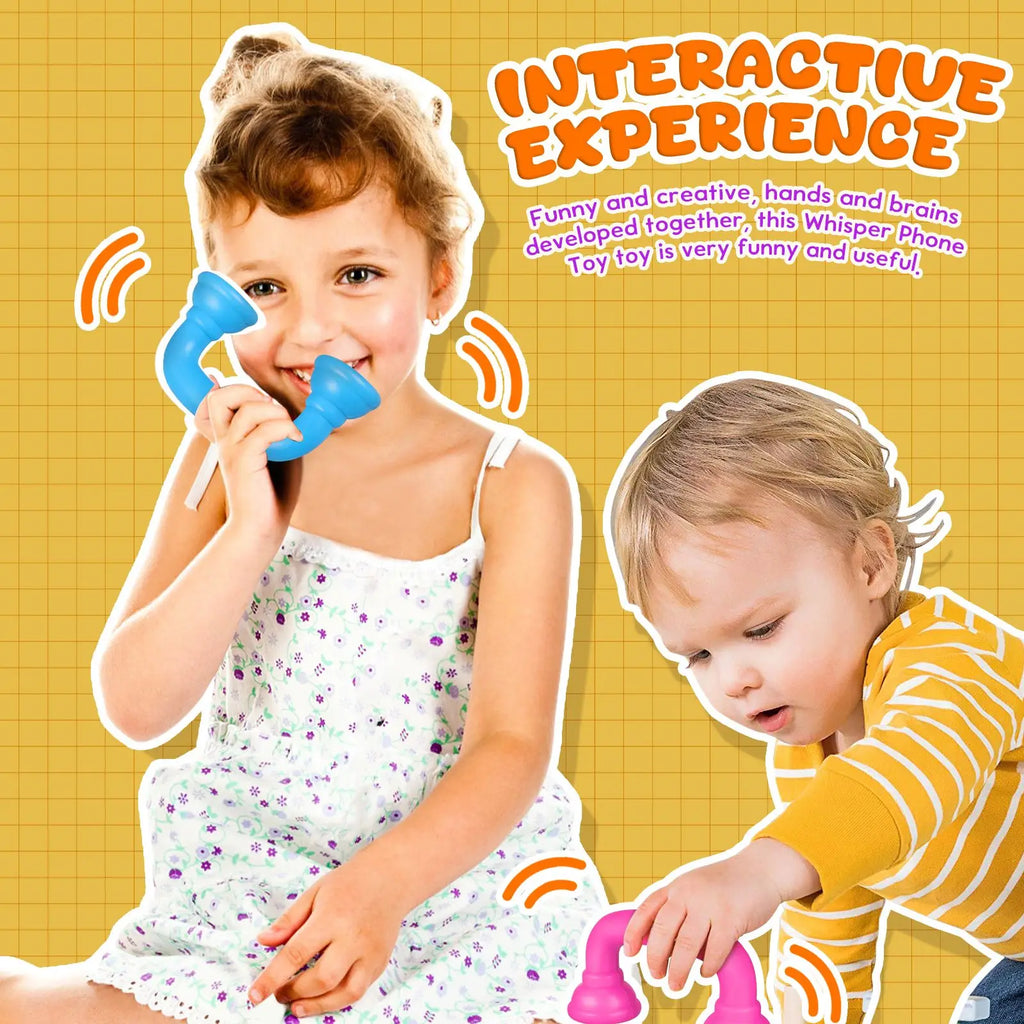 8pcs Toddler Whisper Phones Toy Plastic Whisper Phone photo Props Party Game Whisper Phone Prop multiuse Kids Phones Reading Toy