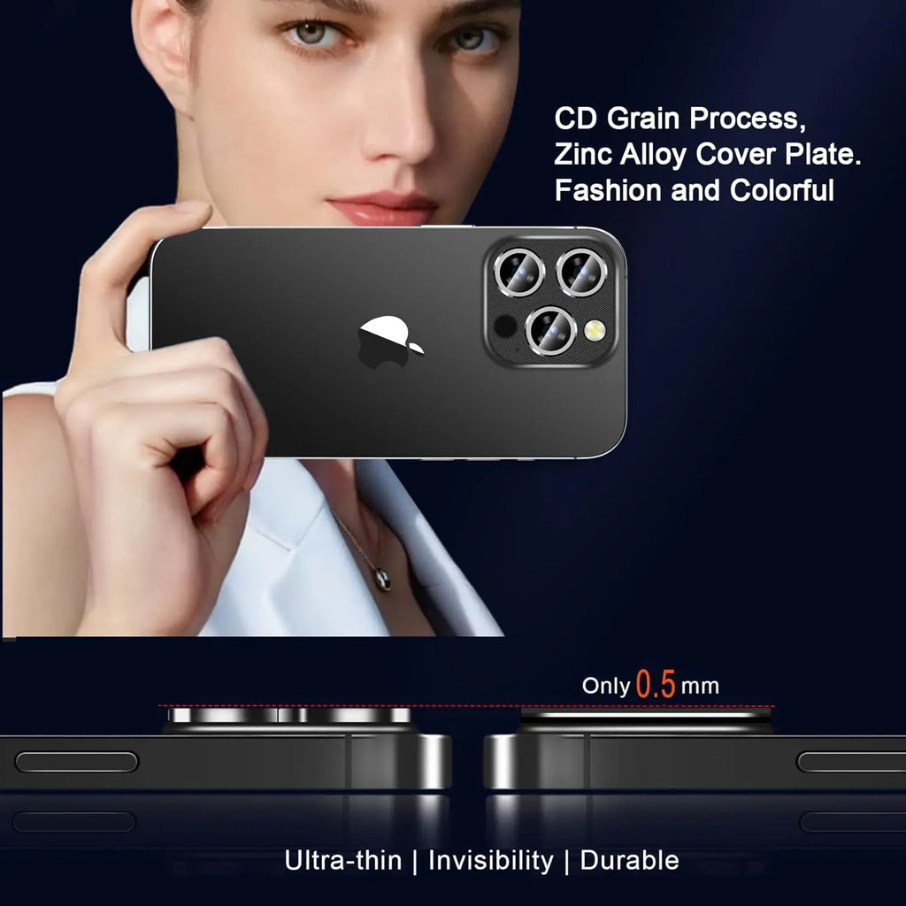 Metal Glass Camera Lens Protector Cover for iPhone 17 Air 16 15 Pro Max 14 Plus 13 Mini 12 11 15Pro 14Pro 16Pro Protection Flim