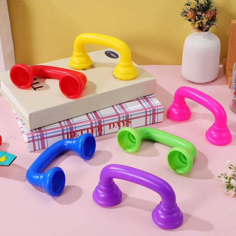 6/12/18 Pcs Reading Phone, Auditory Feedback Whispering Phone Classroom Operational Adult, PC Based Speaking Communication Toys