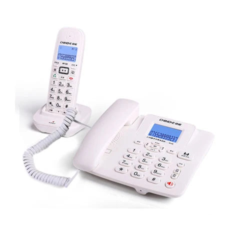 Cordless Answering Machine 2.4G Corded Phone Handset Office Home Hotel Long Range Wireless Telephone 1-4 Handsets Table Phone