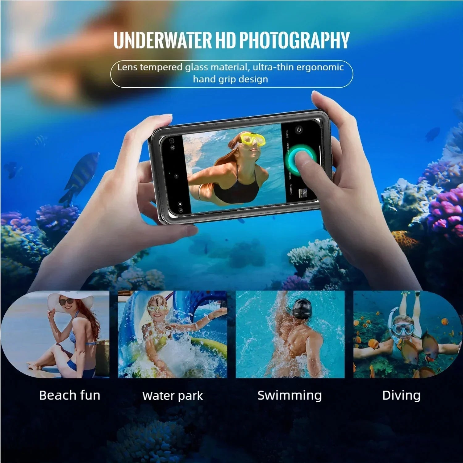 IP68 Waterproof Phone Case For Honor 400 300 200 100 90 Pro Case Tranparent Cover Diving Underwater Swim Outdoor Sports Fundas